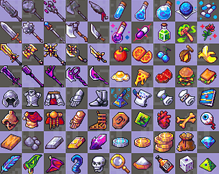 Christmas treats 32x32 icons pixel art! by ToffeeHazel