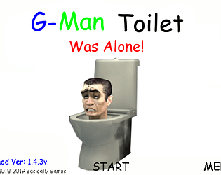 Level 9999!!  💀G-Man Toilet 2.0 Was Alone!💀 - Baldi's Basics Mod 