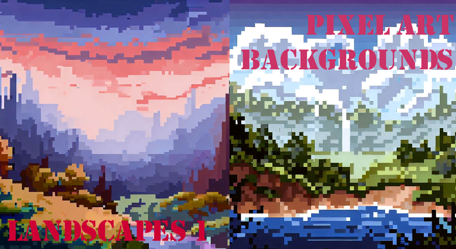 Pixel Art Backgrounds: Landscapes 1