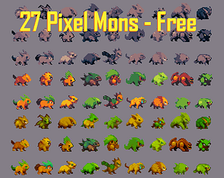 Top game assets tagged 32x32 and Animals 