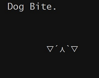 Dog Bite.