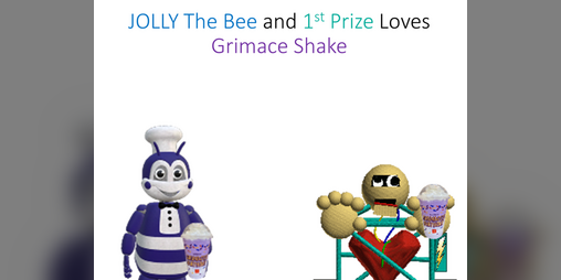 Cover image for JOLLY and 1st Prize Loves Grimace Shakes