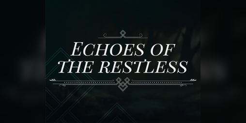 Cover image for Echoes of the Restless