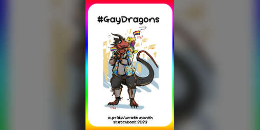 Cover image for #GayDragons (pride 2023 art)