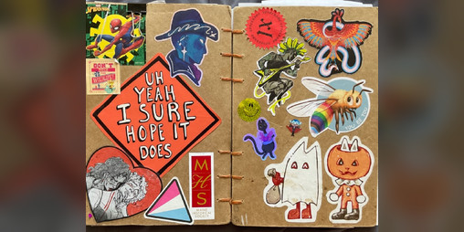 Cover image for 2021-2022 senior sketchbook