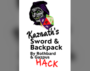 KAZNATH'S HACK OF SWORD & BACKPACK  