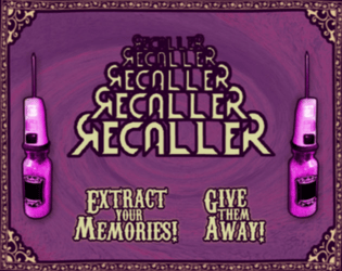 RecalleR   - A Mosaic Strict magical item for extracting and implanting memories 