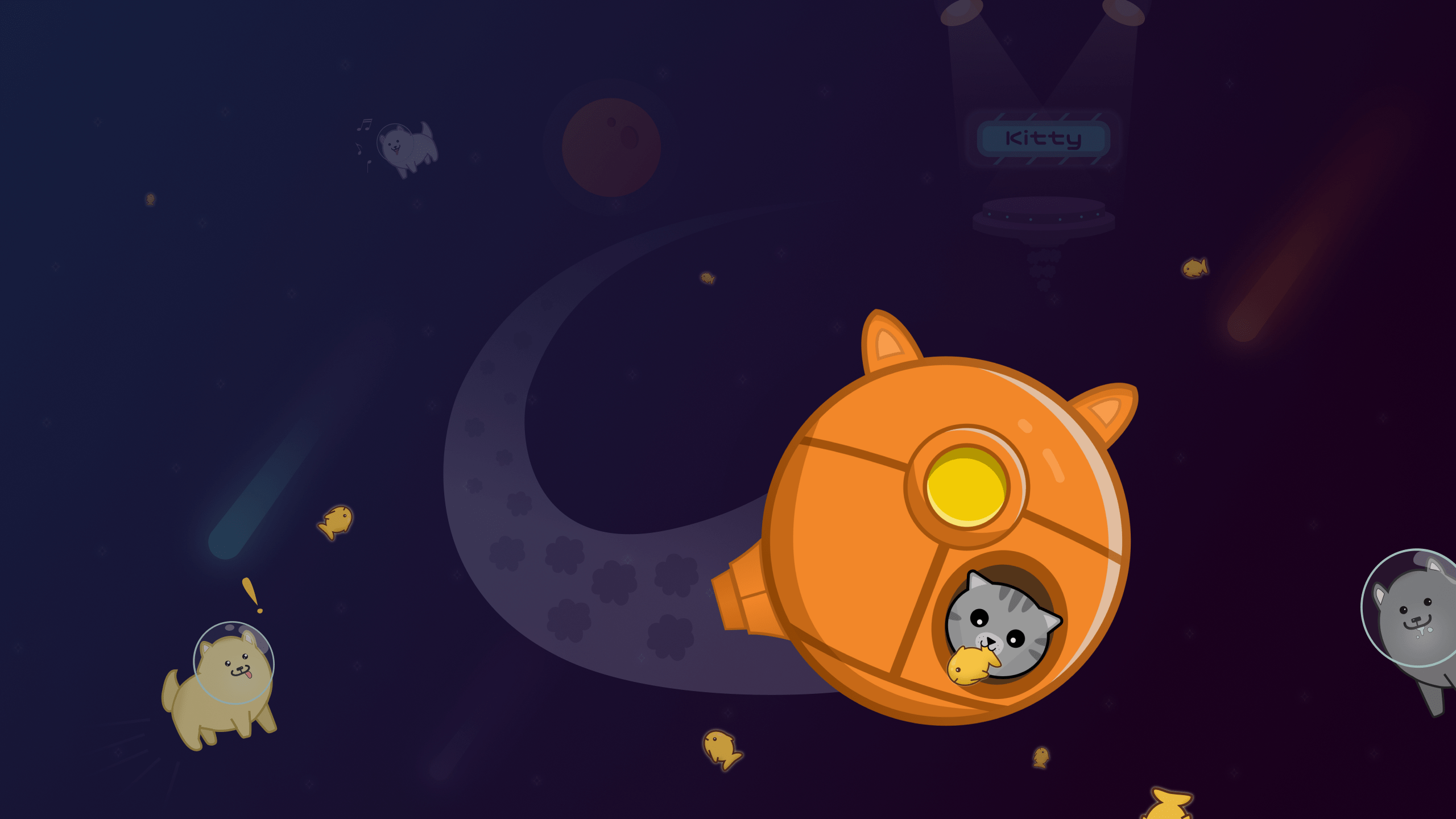 space-kitty-by-ghashy