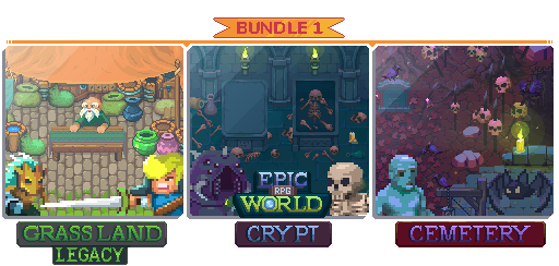 Epic RPG World - Bundle 1 (Grass Land, Crypt and Cemetery)
