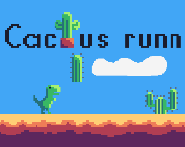 Cactus runn by H-Studios for GMTK Game Jam 2023 - itch.io