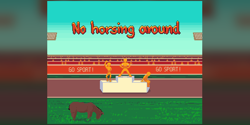 Cover image for No horsing around