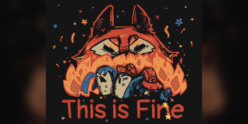 Cover image for This is fine fire