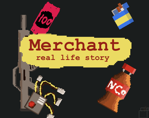 Merchant real life story by Dmitry Manannikov for GMTK Game Jam 2023
