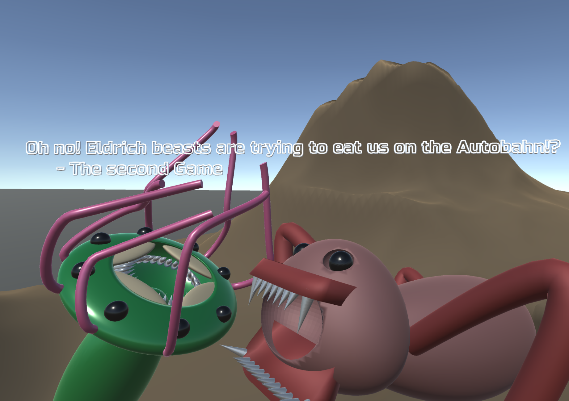 Oh no! Eldritch beasts are trying to eat us on the autobahn! - The second Game