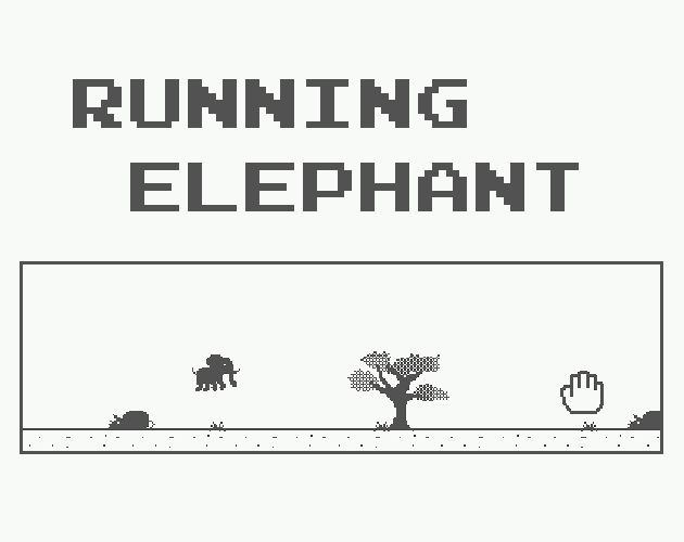Running elephant by julink