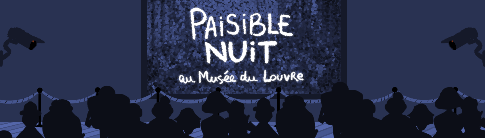 Paisible nuit au Musée du Louvre