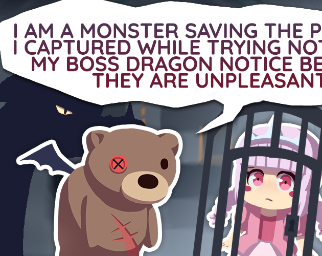 Cover image for I am a Monster Saving the Princess I Captured While Trying Not to Let My Boss Dragon Notice Because They Are Unpleasant