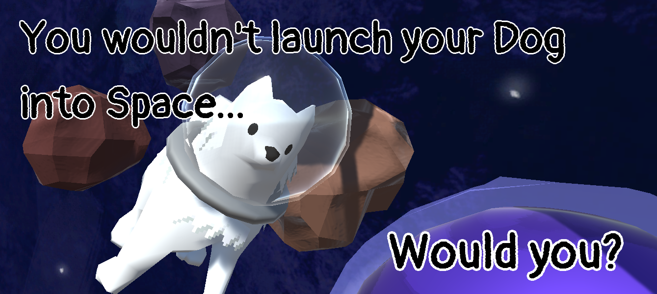 You wouldn't launch your dog into space.