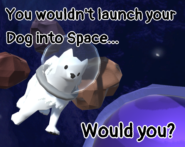 Cover image for You wouldn't launch your dog into space.