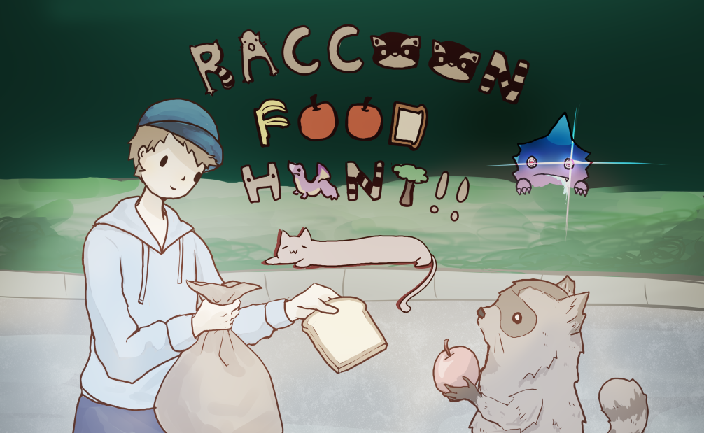 Raccoon Food Hunt!