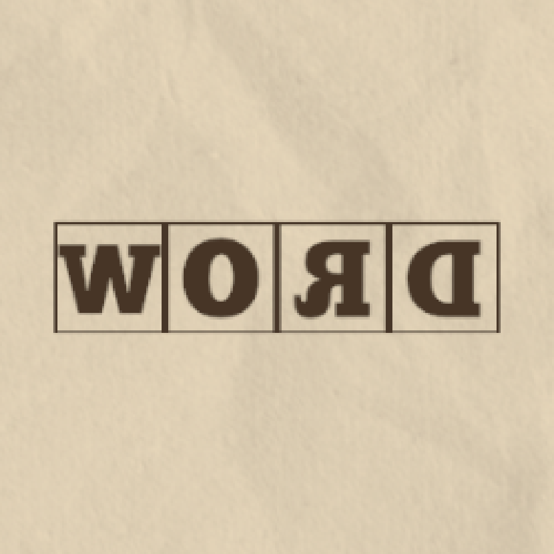 6 letter word with reverse