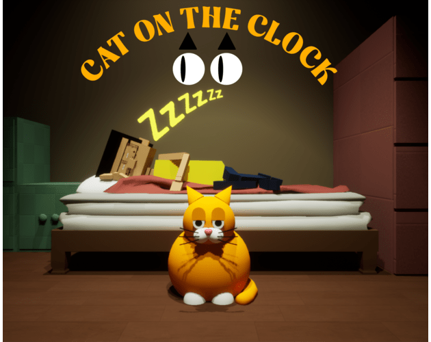 Cat on the clock- Under construction
