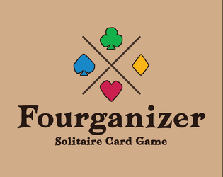 Fourganizer - Solitaire Card Game   - Get all 16 cards into four columns. 