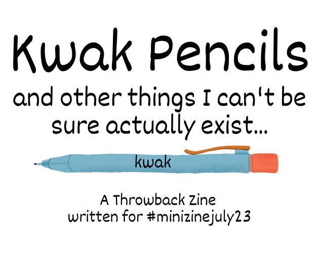 Cover image for Kwak Pencils Zine