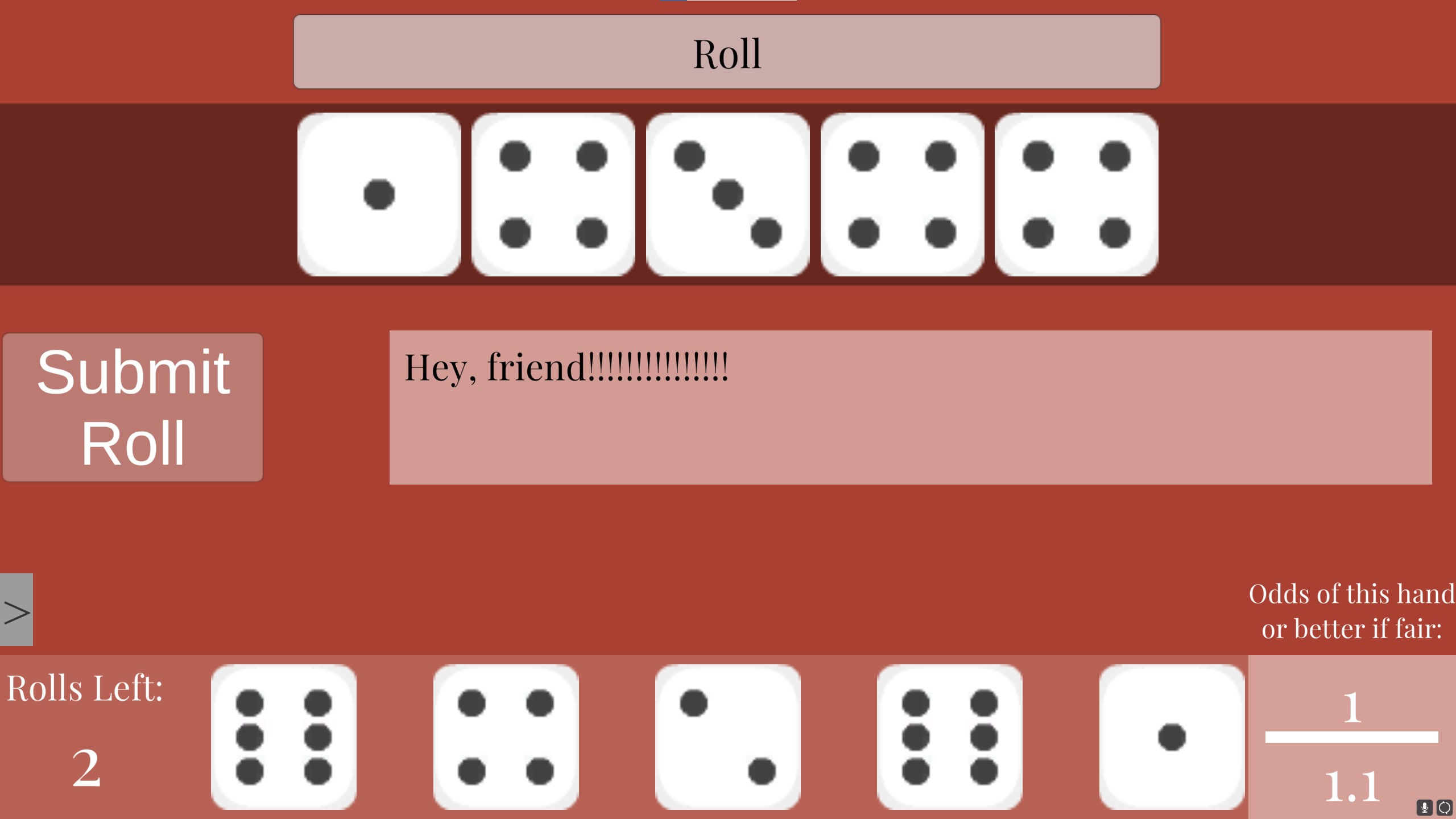 Dice Dikeklon A Dice Game by kerchoo42 for GMTK Game Jam 2023 itch.io
