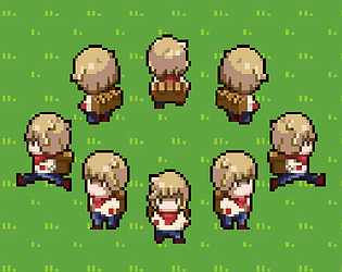 Top Down RPG  8 direction character