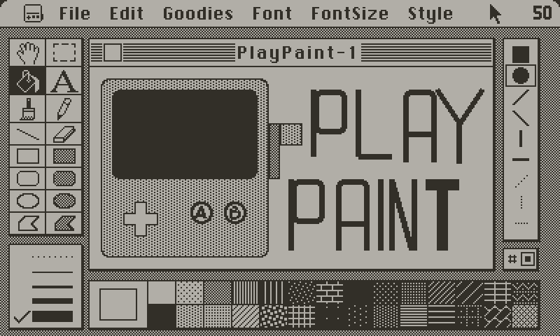 PlayPaint - A Drawing App for Playdate