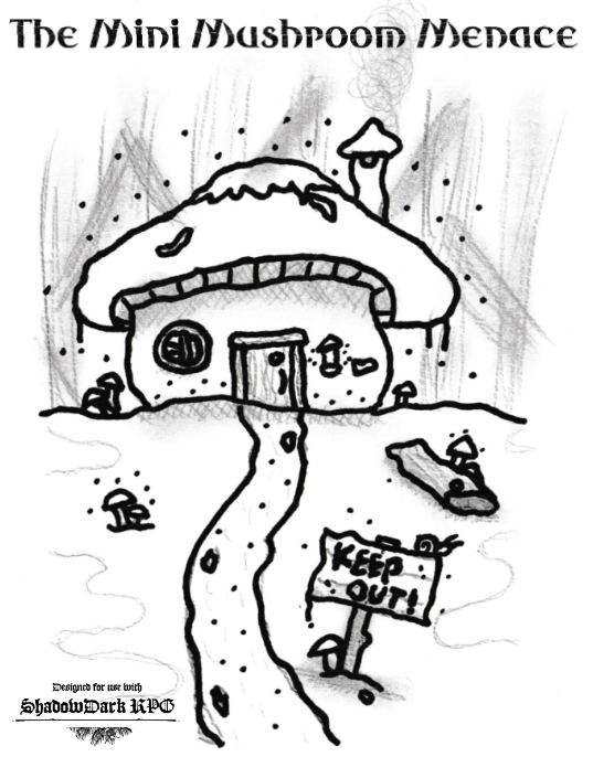 Cover image for The Mini Mushroom Menace
