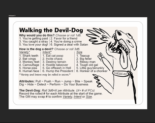 Walking the Devil-Dog  