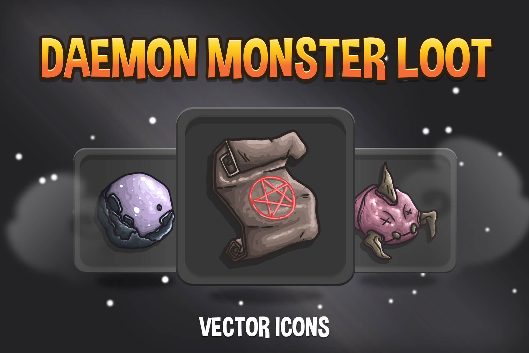 Daemon Loot Icons by Free Game Assets (GUI, Sprite, Tilesets)