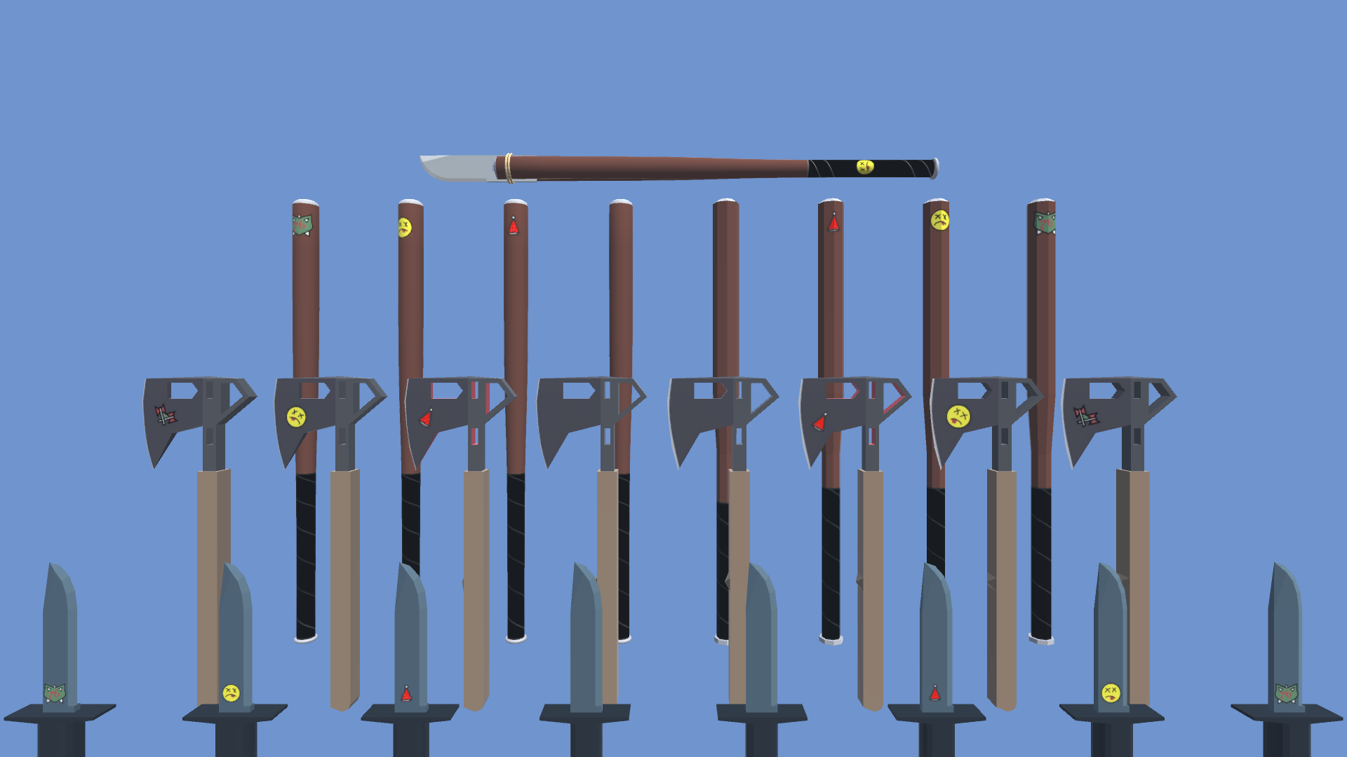 Weapons Pack (Low Poly)