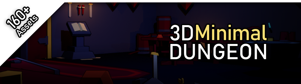 3D Minimal Dungeon - Asset Pack FREE