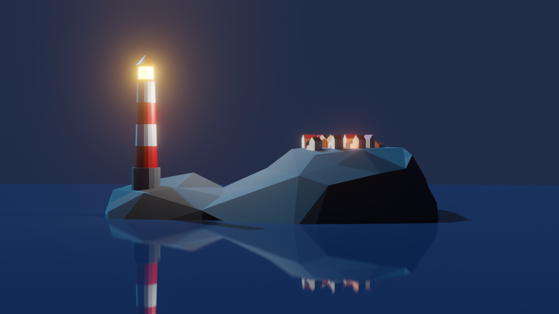 Lighthouse Scene