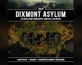 Dixmont Asylum TTRPG Battlemap  