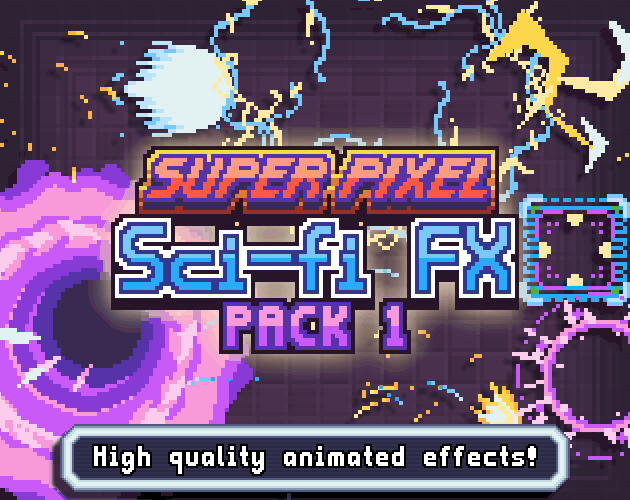 Super Pixel Sci fi FX Pack 1 by unTied Games