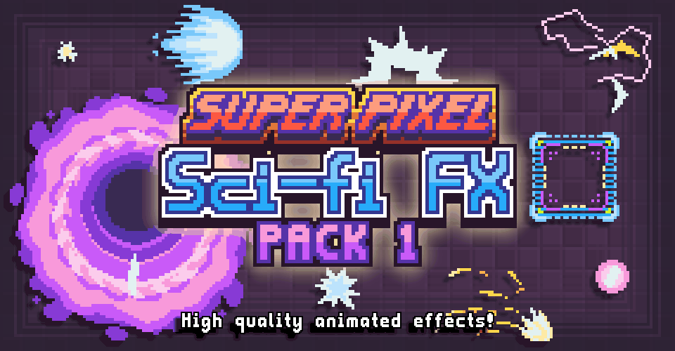Super Pixel Sci-fi FX Pack 1