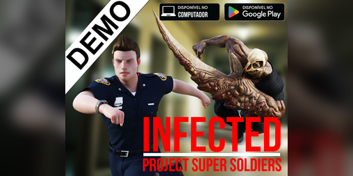 Cover image for INFECTED - Super Soldiers Project - 11 /31/2023 - DEMO - (COMPUTER & MOBILE) - SURVIVAL HORROR