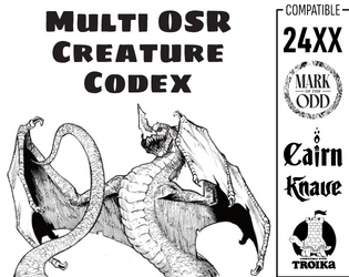 Multi OSR Creature Codex  