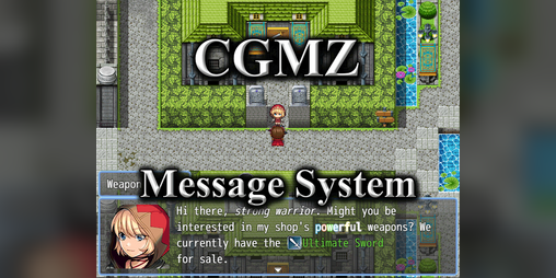 Cover image for [CGMZ] Message System for RPG Maker MZ