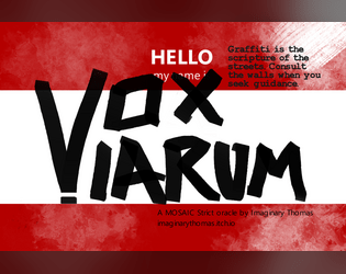 Vox Viarum   - A MOSAIC Strict Graffiti Oracle 