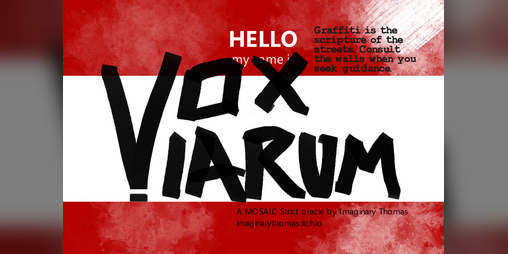 Cover image for Vox Viarum