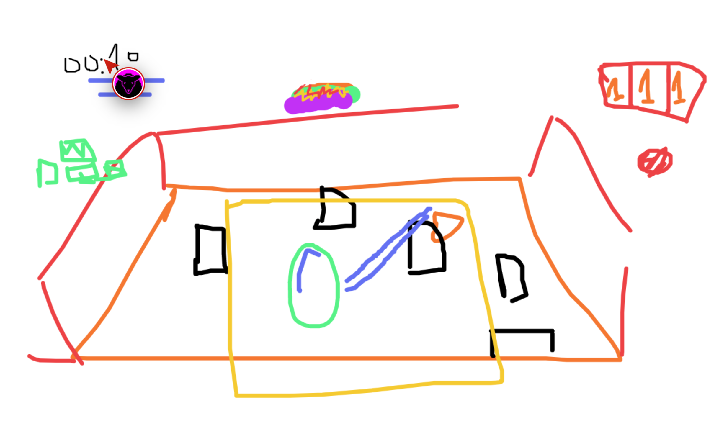 Sketch of Gameplay Map