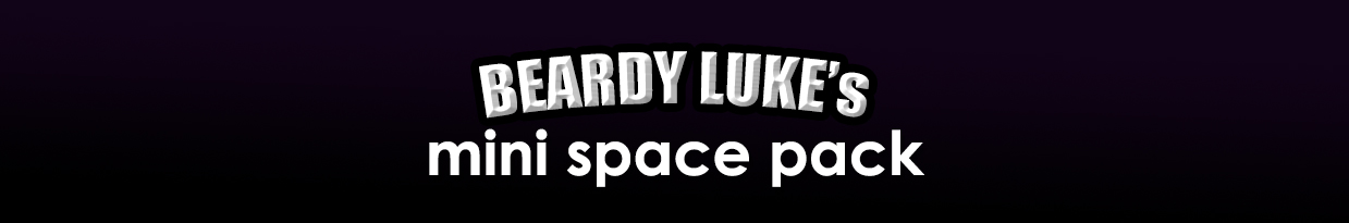 Beardy Luke's mini space pack