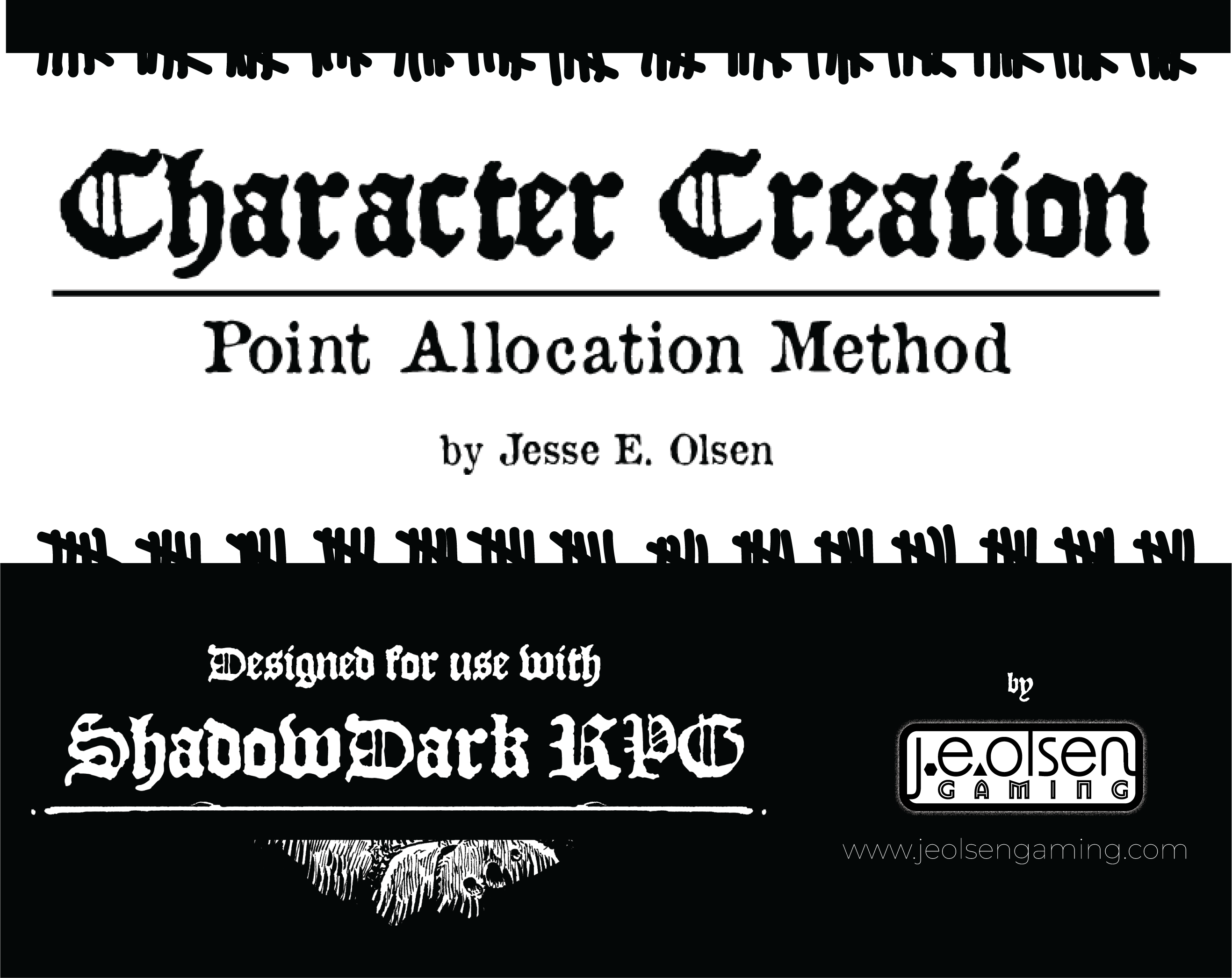 Cover image for Character Creation: Point Allocation Method (for ShadowDark)