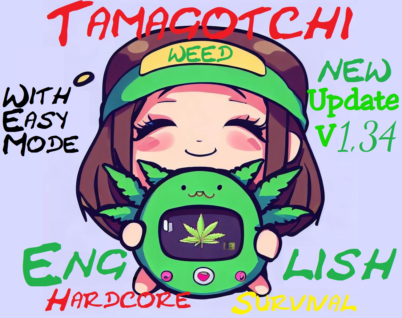 Cover image for Eng Weed Tamagotchi hardcore survival GB