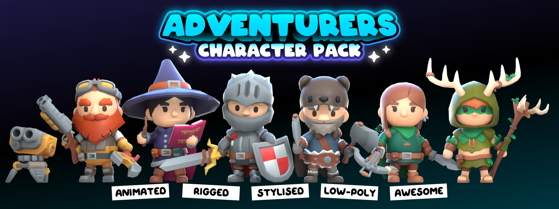 KayKit - Character Pack : Adventurers